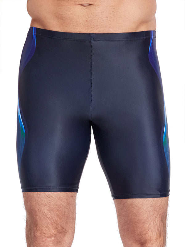 ANFERRY Men Swim Trunks with Lining Endurance Flex Jammer Quick Dry Elastic Swimming Board Shorts