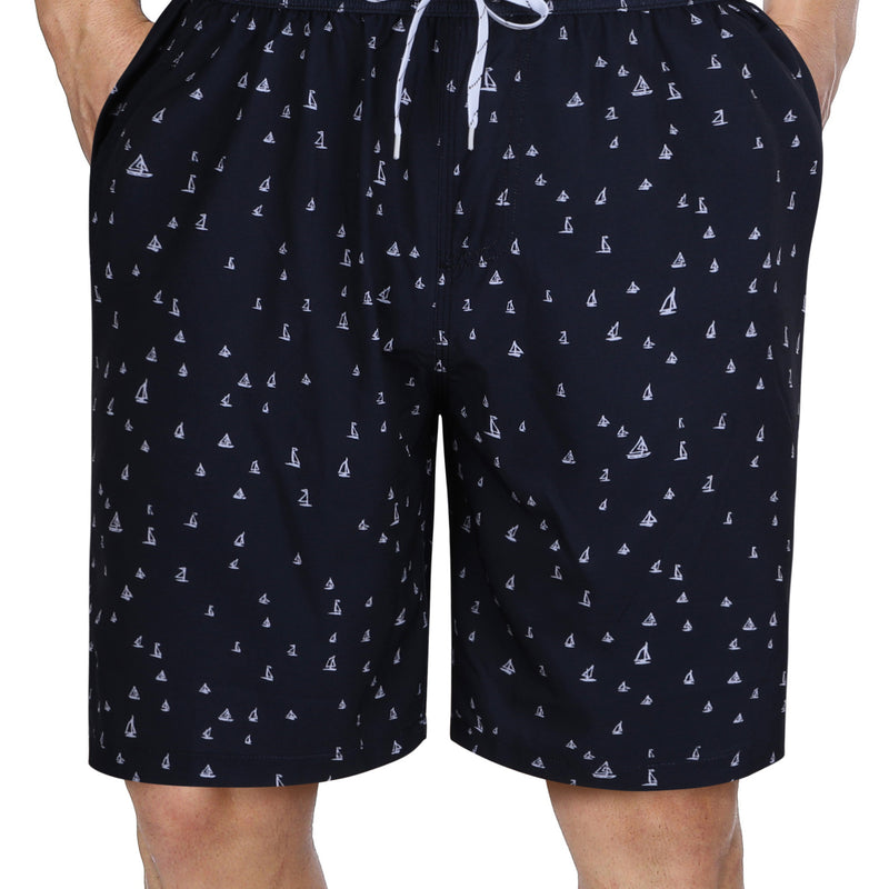 ANFERRY Mens Swim Trunks Quick Dry Swim Board Shorts Beach Short with Pockets Print Elastic Waist Bathing Suit Swimsuit