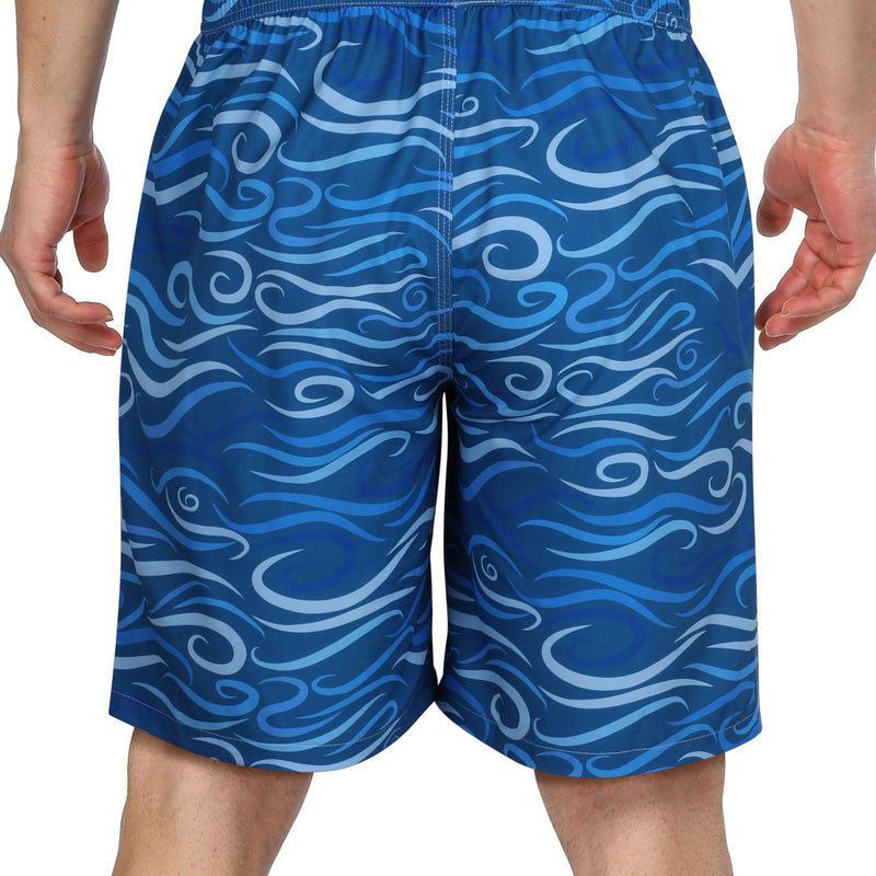 ANFERRY Mens Swim Trunks Quick Dry Swim Board Shorts Beach Short with Pockets Print Elastic Waist Bathing Suit Swimsuit