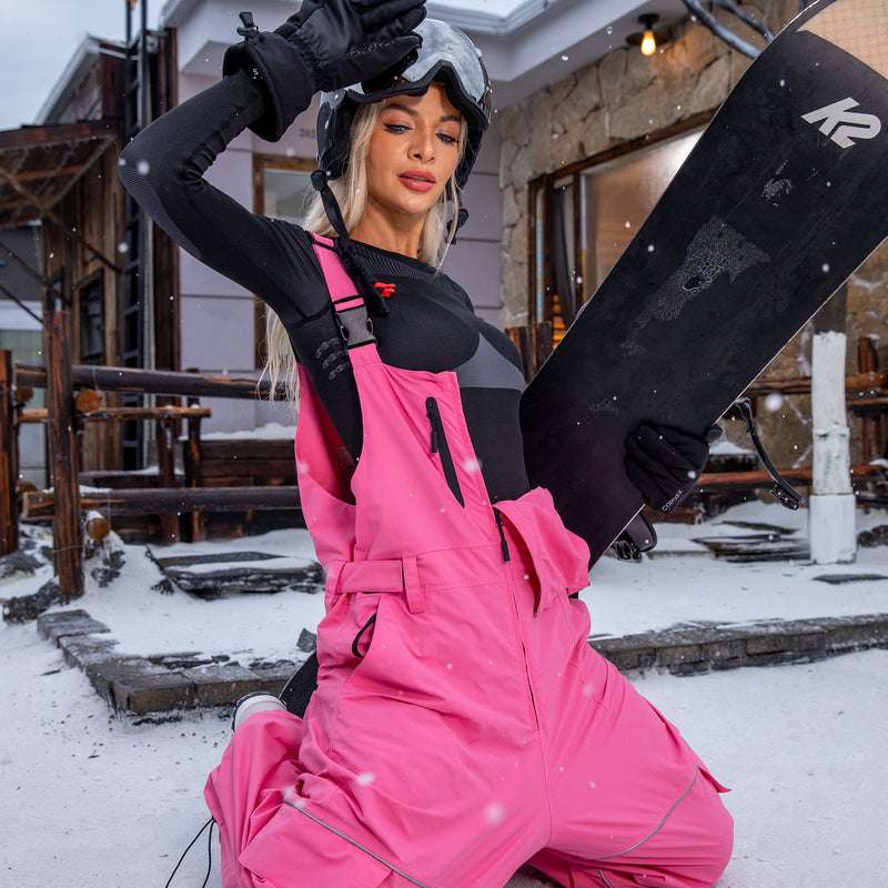 Women Seamless Thermal Underwear Set, Long Johns Warm Base Layer Top & Bottom, Functional Winter Warm Clothes for Ski, Snow Sports & Cold Weather