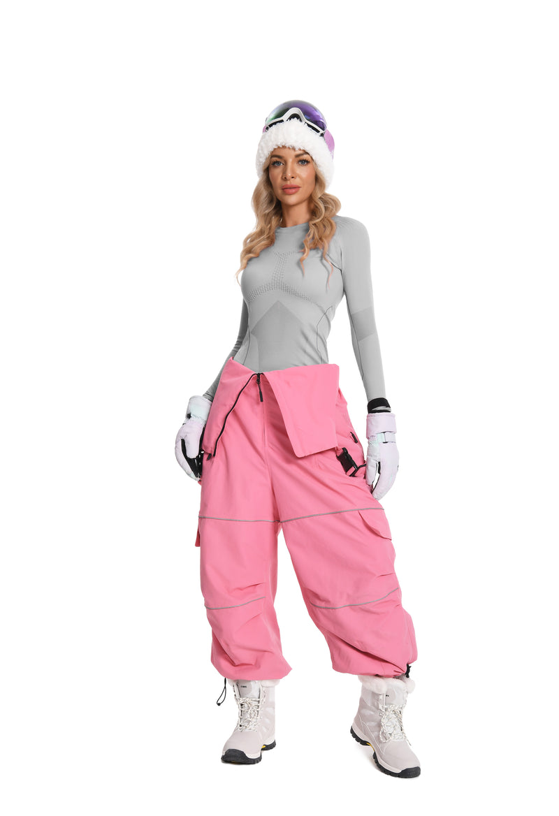 Women Seamless Thermal Underwear Set, Round Neck Long Johns Warm Base Layer Top & Bottom, Functional Winter Thermal Clothes for Cold Weather & Holiday Seasons