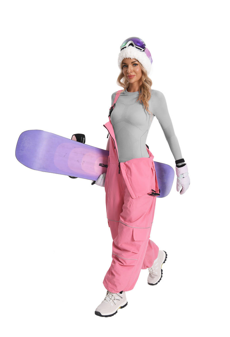Women Seamless Thermal Underwear Set, Round Neck Long Johns Warm Base Layer Top & Bottom, Functional Winter Thermal Clothes for Cold Weather & Holiday Seasons