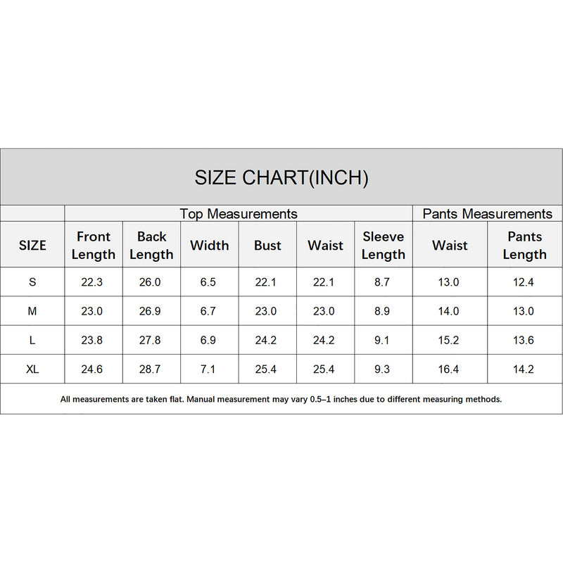 Women Crew Neck Side Slit Short Sleeve Top Lounge Shorts 2 Piece Pajama Set With Side Pocket