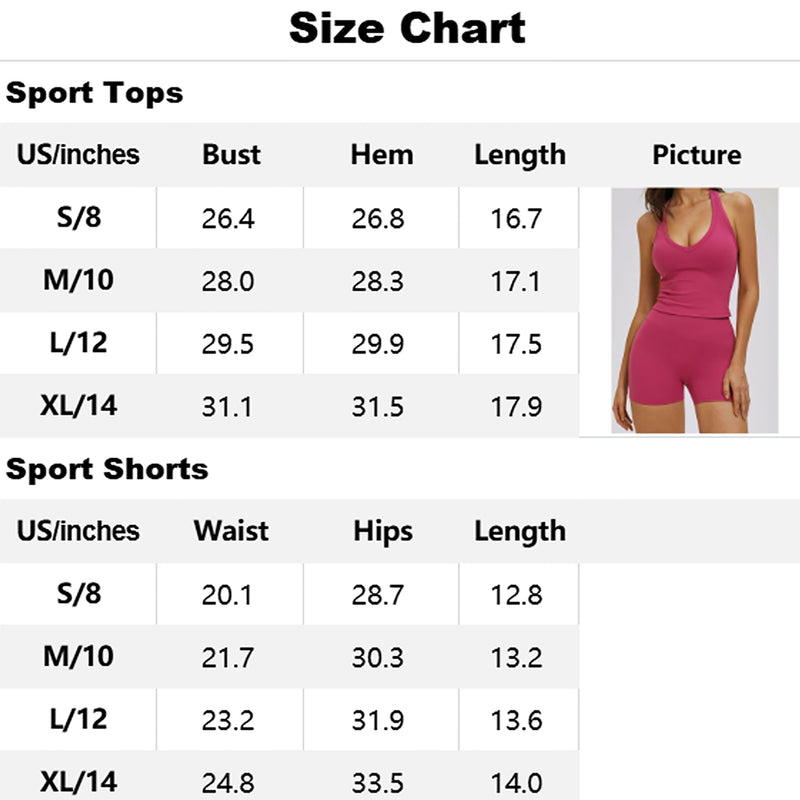 Women Halter Tank Top Shorts 2 Piece Workout Set Removable Pads Yoga Athletic Outfit